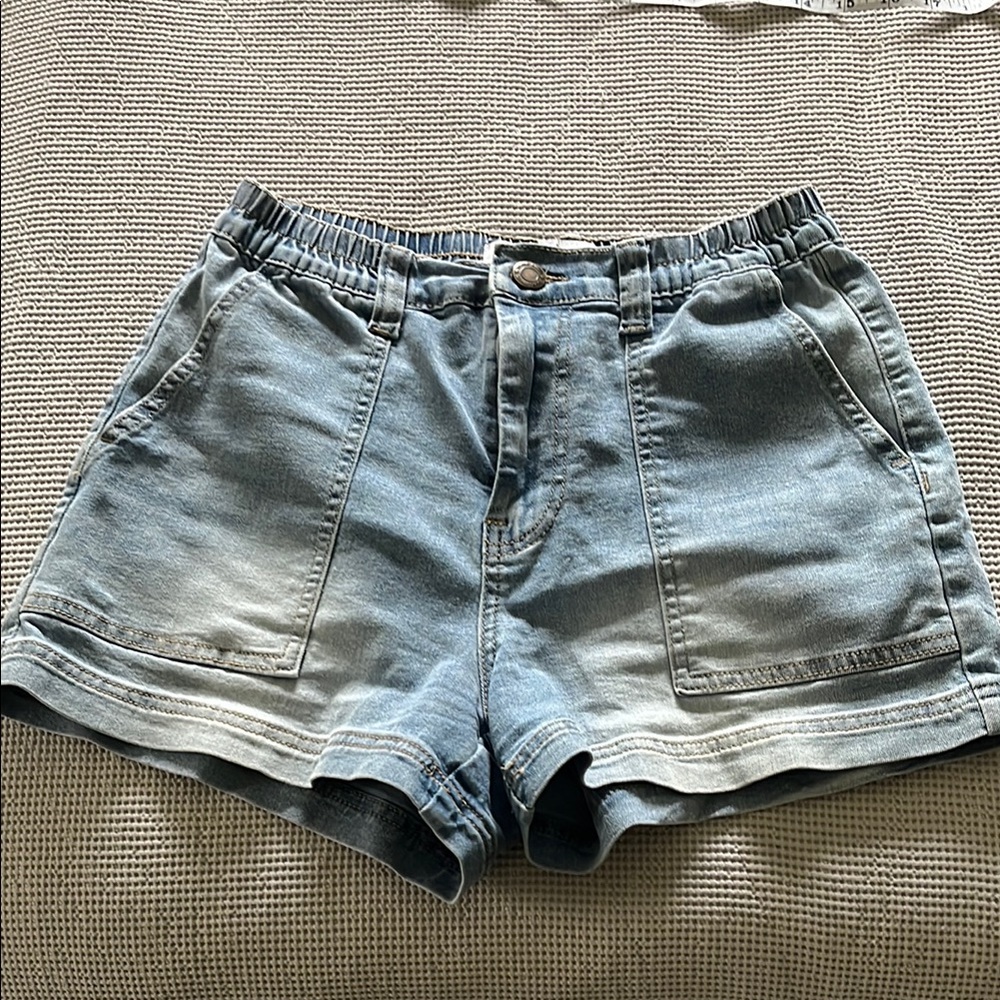 Women's Blue Denim Shorts